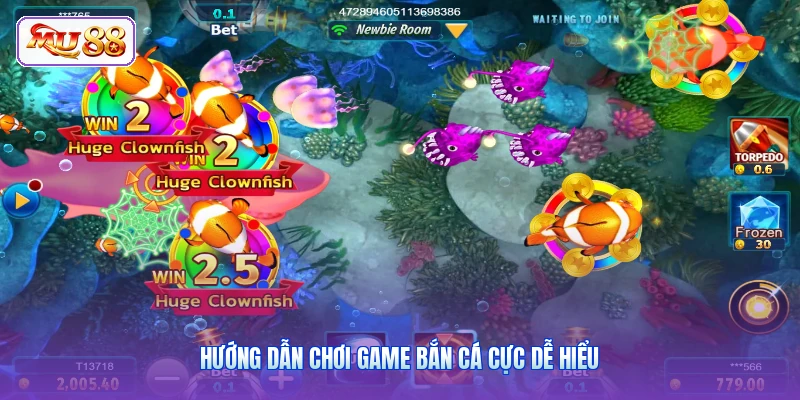 Hướng dẫn chơi game bắn cá cực dễ hiểu
